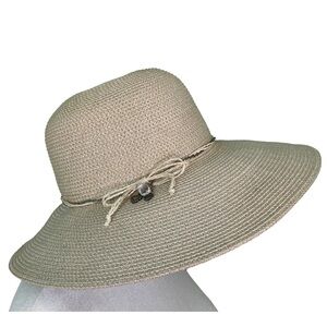 Cappelli Straworld Summer‎ Hat with Wide Embellished Hat Band